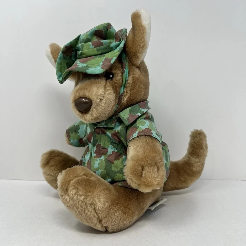 Dakin 1987 Duke Willaby Way Outback Kangaroo Plush Animal‎ in Camouflage 9